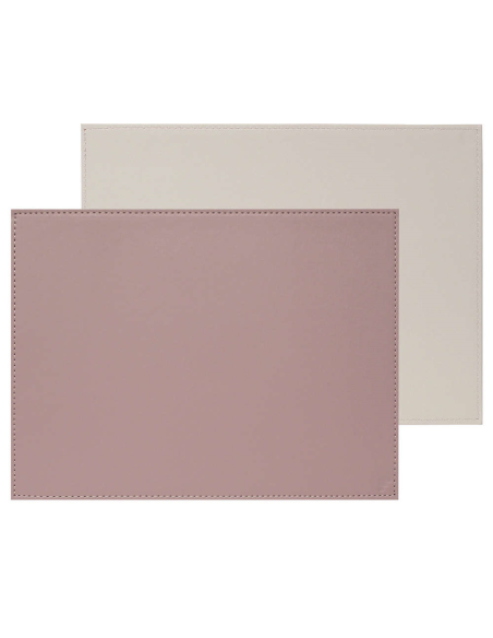 Placemat 40 x 30 cm Oudroze/Stone