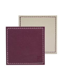 Set-4 onderzetter 10x10 cm pruim / stone
