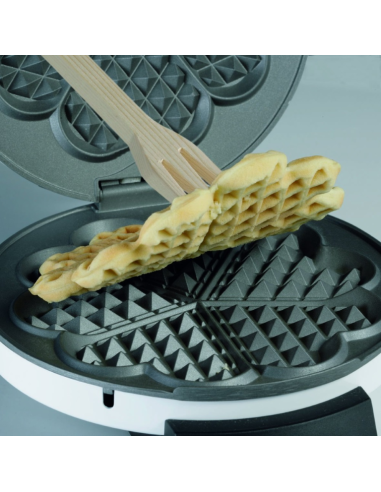 Cloer Wafelijzer Harten 17 cm - Topkwaliteit