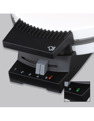 Cloer Wafelijzer Harten 17 cm - Topkwaliteit