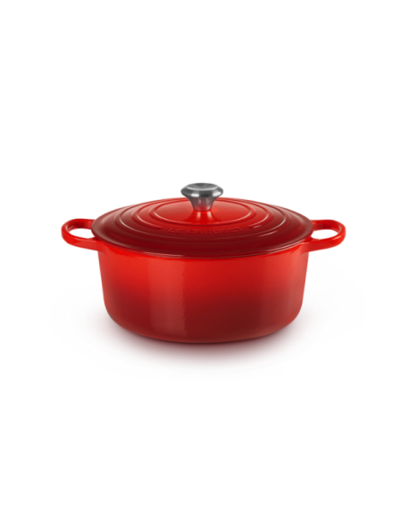 Braad- / Stoofpan Signature rond Kersenrood 24cm 4,2l