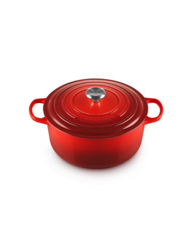 Braad- / Stoofpan Signature rond Kersenrood 24cm 4,2l