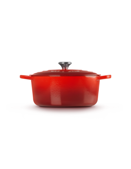 Braad- / Stoofpan Signature rond Kersenrood 24cm 4,2l