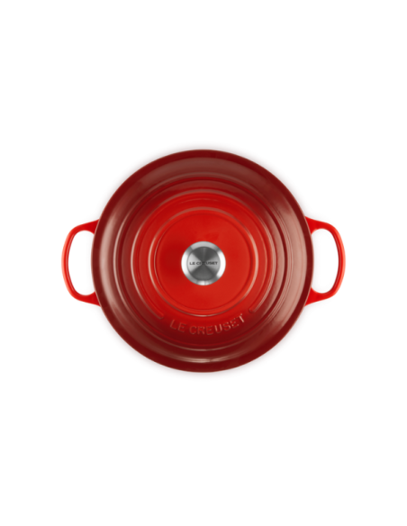 Braad- / Stoofpan Signature rond Kersenrood 24cm 4,2l