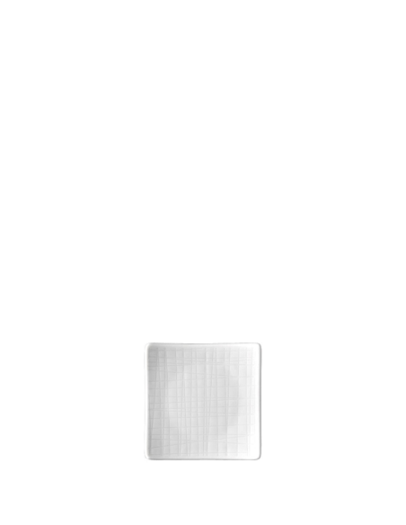 Rosenthal Mesh Side Plate Vierkant 9 cm Wit