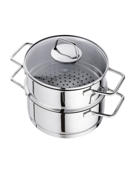Wega Stoompan Set RVS 20 cm