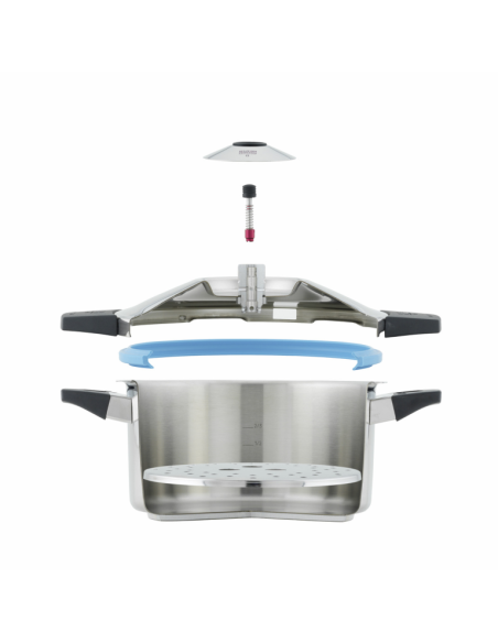 Duromatic Inox Snelkookpan 8 L. 24 cm.