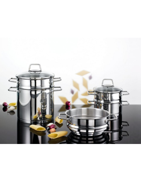 Wega Stoompan Set RVS 16 cm