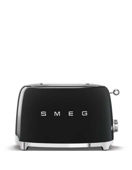 Smeg Broodrooster 50's Retro Style 2 sleuven Zwart
