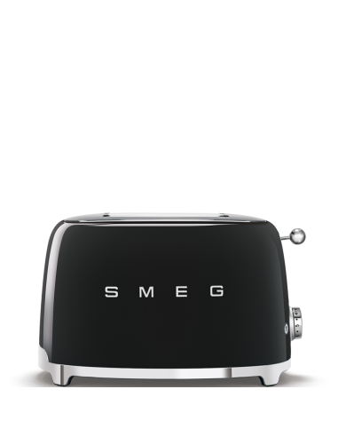 Smeg Broodrooster 50's Retro Style 2 sleuven Zwart