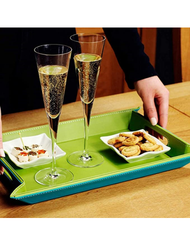 Dienblad 55 x 41 cm Antr./bordeaux