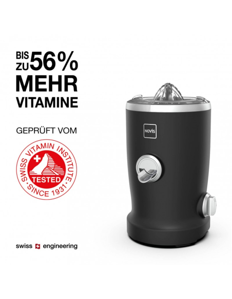 Novis VitaJuicer S1  Mat Zwart