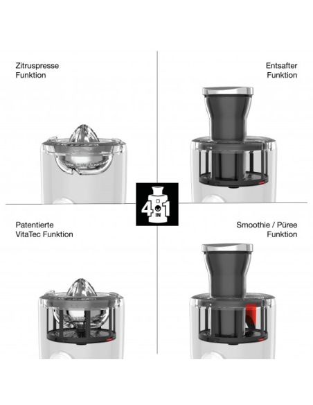 Novis VitaJuicer S1  Mat Zwart