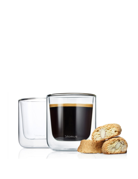 Set-2 koffieglas Nero dubbelwandig