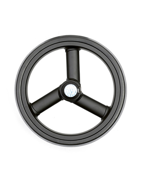 Andersen Shopperwielen 3-Spaaks Ø 25 cm Zwart Set van 2
