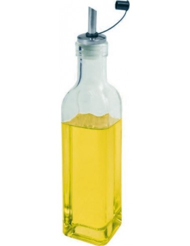 Azijn/oliefles met schenktuit 500ml