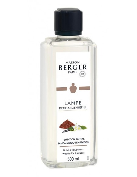 Lampe Berger Parfum Tentation Santal 500 ml