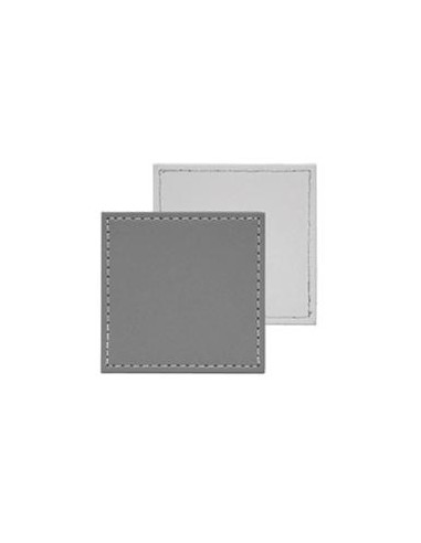 Set-4 onderzetter 10x10 cm wit/grijs