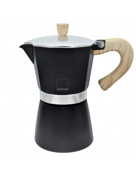 Venezia espressomaker 3-kops Zwart