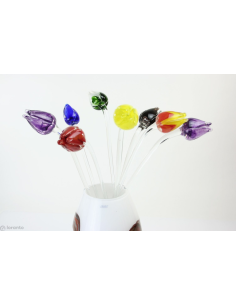 Tulp Glas ca. 50 cm, verschillende kleuren