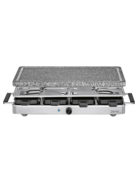 Raclette Steengrill Inox 8 Persoons Graniet