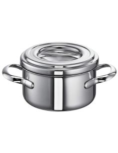 Kookpan laag Romana-i 14 cm. met deksel