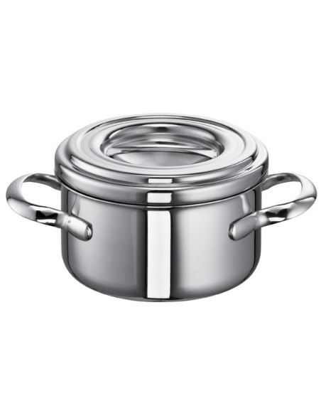 Kookpan laag Romana-i 14 cm. met deksel