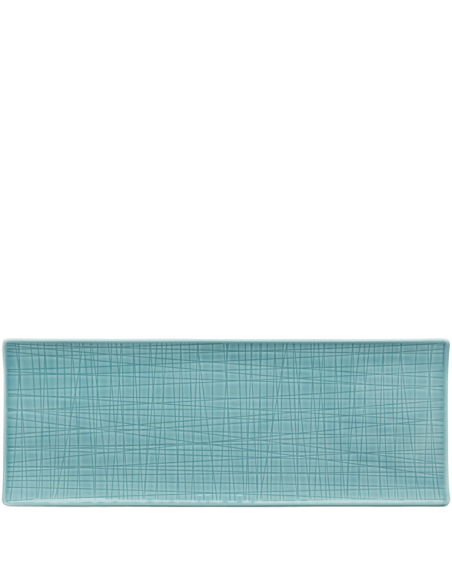 Rosenthal Mesh Schaal Vlak 34x13cm Aqua