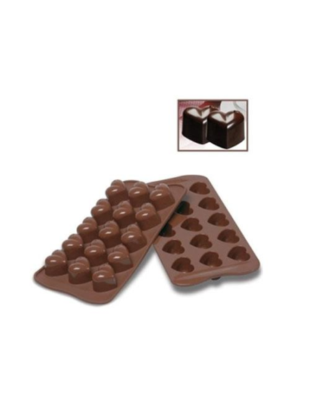 Choco- en ijsvorm 15 Hartjes