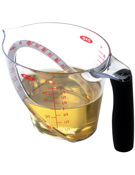 Maatbeker vanaf boven leesbaar 500ml (per 10 ml)