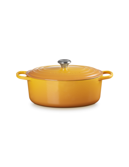 Le Creuset Braad- / Stoofpan Signature ovaal Nectar 31cm 6,3l