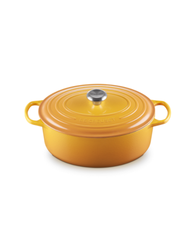 Le Creuset Braad- / Stoofpan Signature ovaal Nectar 31cm 6,3l