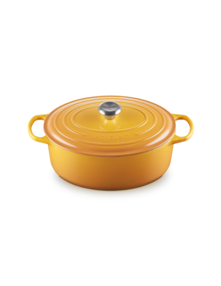 Le Creuset Braad- / Stoofpan Signature ovaal Nectar 31cm 6,3l