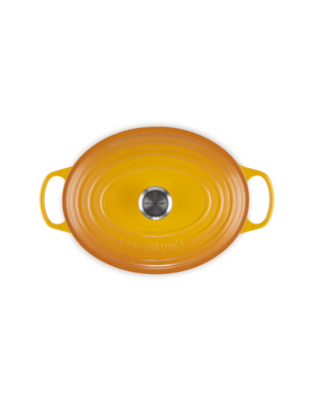 Le Creuset Braad- / Stoofpan Signature ovaal Nectar 31cm 6,3l