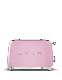 Smeg Broodrooster 50's Retro Style 2 sleuven Roze