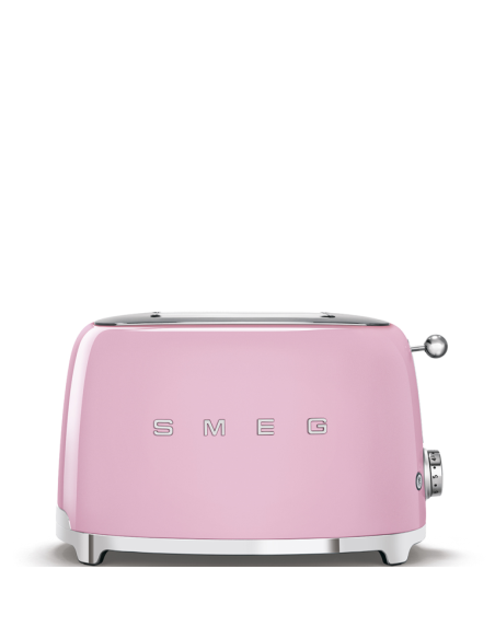 Smeg Broodrooster 50's Retro Style 2 sleuven Roze