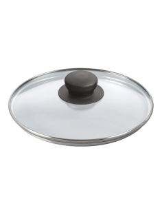 VV Glasdeksel 18 cm met kunststof knop