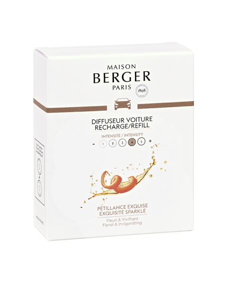 Maison Berger Autoparfum Navulling 2x Pétillance Exquise
