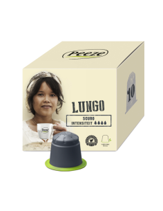 Peeze 10 koffiecapsules voor Nespresso Lungo Scuro BIO