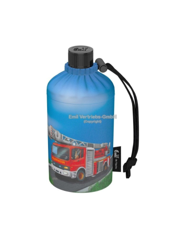 Glazen drinkfles met mantel 0,4 L Actie