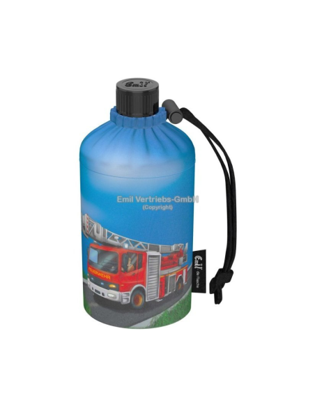 Glazen drinkfles met mantel 0,4 L Actie
