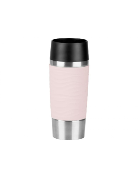 Emsa Travelmug Isoleerbeker Wave Roze 0,36 L