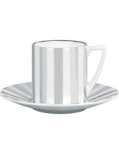 Wedgwood Jasper Conran Platinum Stripe Espressokop