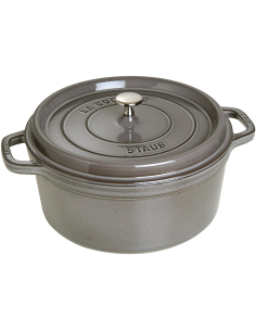 Staub Ronde Braadpan Grafiet 30 cm