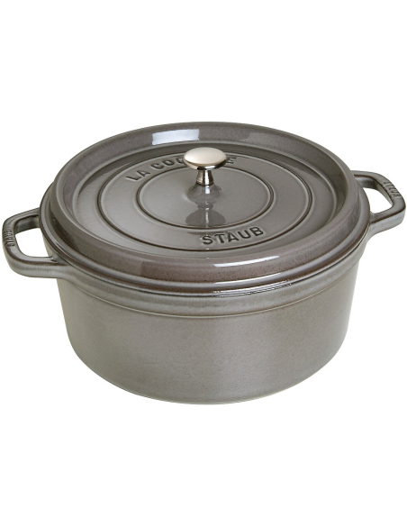 Staub Ronde Braadpan Grafiet 30 cm
