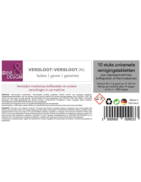 VV Reinigingstabletten 10 stuks