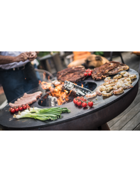 Buitenkeuken BBQ Grillring / Vuurschaal Remundi Vulcano, Ø 82 cm