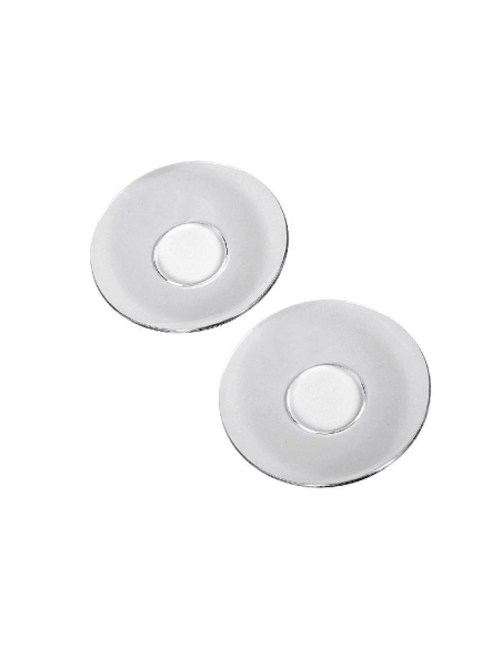 Set van 2 Bobeches helder glas