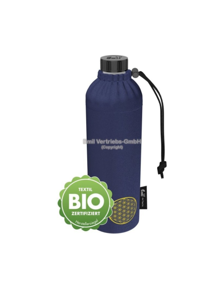 Glazen drinkfles met mantel 0,75 L Energy