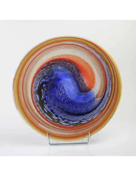 Glasobject Schaal Palette ca. 40 cm